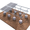 Zn-Al-Mg Steel Solar Ground Mounting